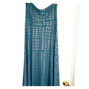 LuLaRoe maxi skirt; can also be worn as maxi dress